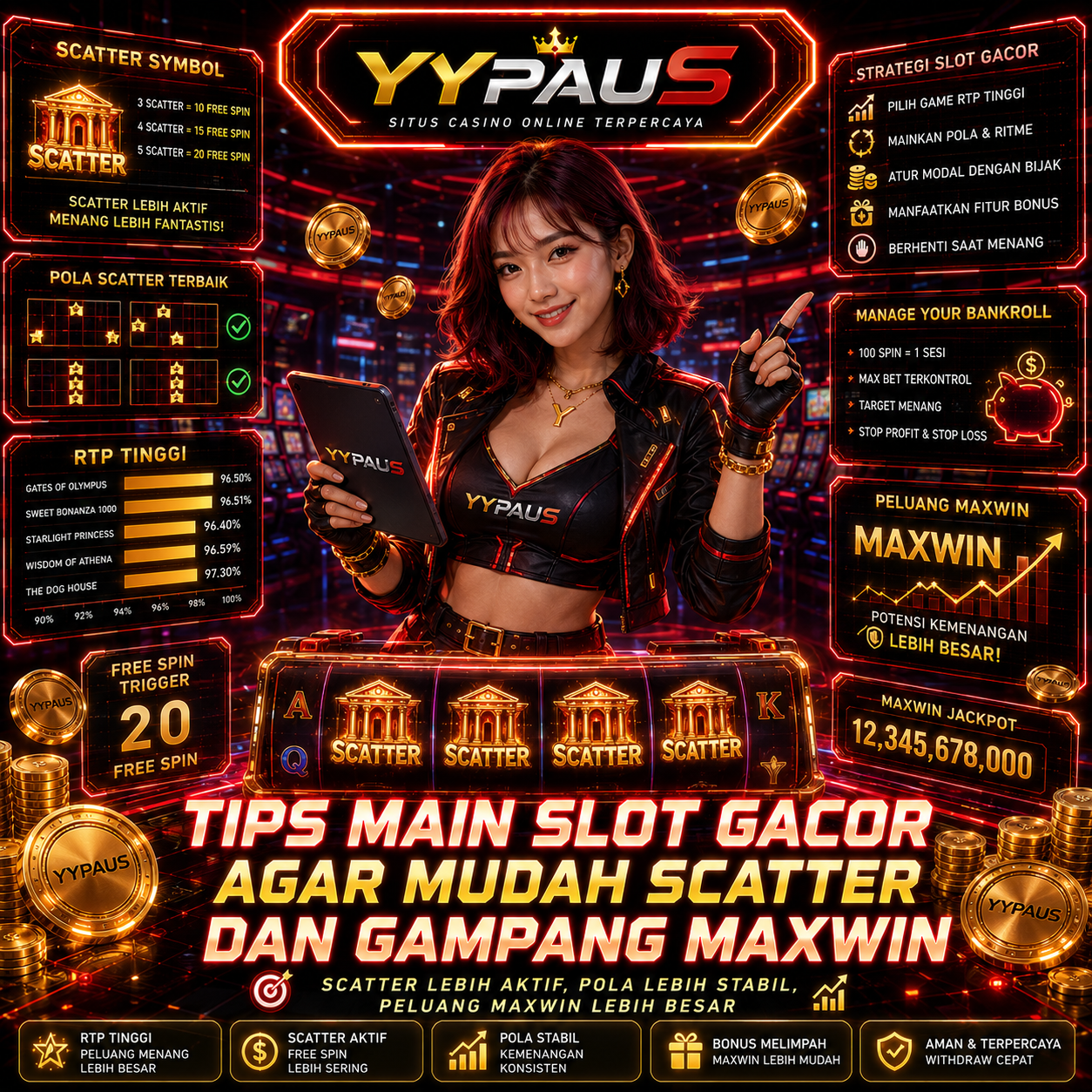 YYPAUS # Tips Main Slot Gacor agar Mudah Scatter dan Gampang Maxwin